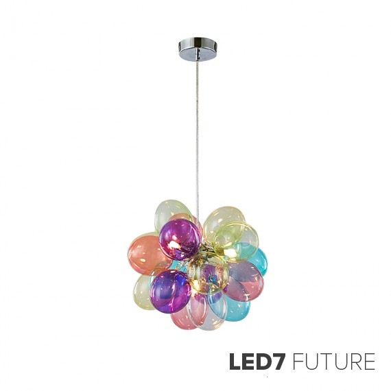 Innerspace - Bubbles Multicolour Chandelier